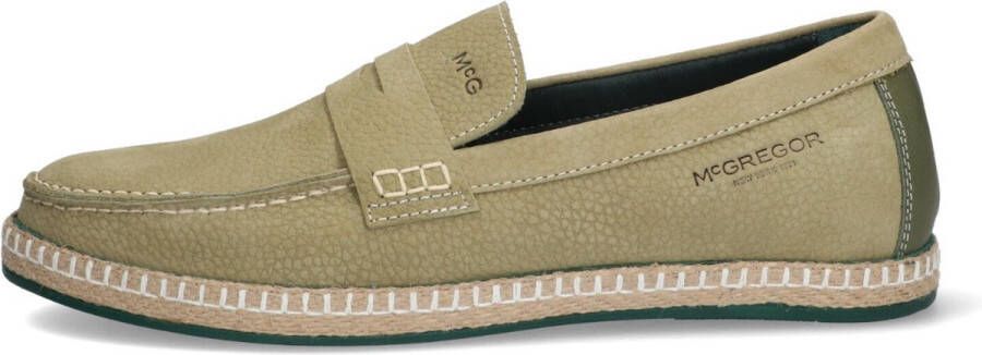 McGregor Heren Loafers Groen Loafers Suède