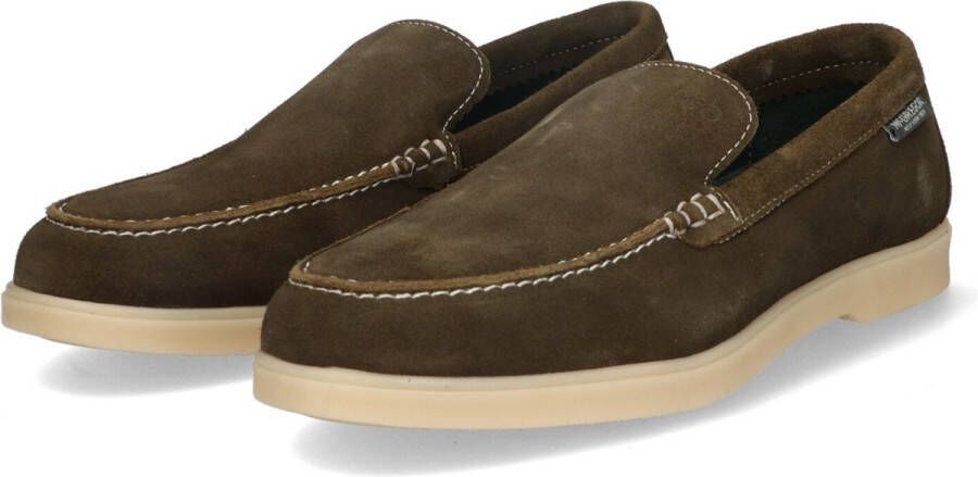 McGregor Heren Loafers Groen Loafers Suède