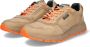 McGregor Heren Sneakers Beige Lage Sneakers Leer Veters - Thumbnail 3