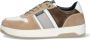 McGregor Heren Sneakers Beige Lage Sneakers Leer Veters - Thumbnail 5