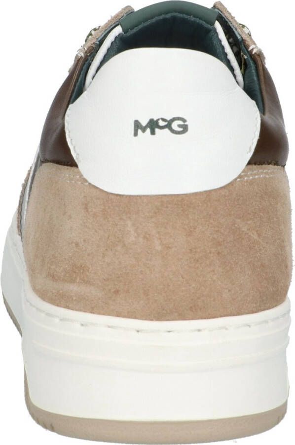 McGregor Heren Sneakers Beige Lage Sneakers Leer Veters