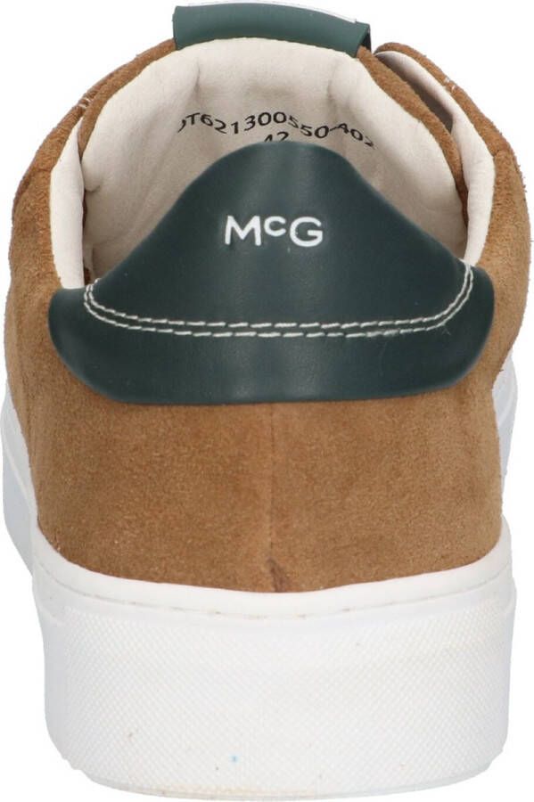 McGregor Heren Sneakers Beige Lage Sneakers Suède Veters