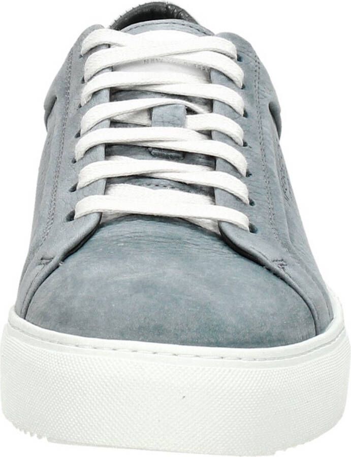 McGregor Heren Sneakers Blauw Lage Sneakers Leer Veters