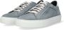 McGregor Heren Sneakers Blauw Lage Sneakers Leer Veters - Thumbnail 5