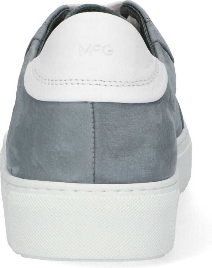 McGregor Heren Sneakers Blauw Lage Sneakers Leer Veters