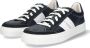 McGregor Heren Sneakers Blauw Lage Sneakers Leer Veters - Thumbnail 3