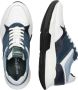 McGregor Heren Sneakers Blauw Lage Sneakers Leer Veters - Thumbnail 3