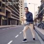 McGregor Heren Sneakers Blauw Lage Sneakers Leer Veters - Thumbnail 11