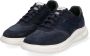 McGregor Heren Sneakers Blauw Lage Sneakers Leer Veters - Thumbnail 7