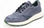 McGregor Heren Sneakers Blauw Lage Sneakers Nubuck Veters - Thumbnail 4