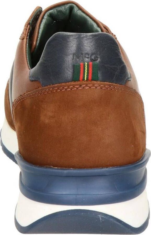 McGregor Heren Sneakers Bruin Lage Sneakers Leer Veters