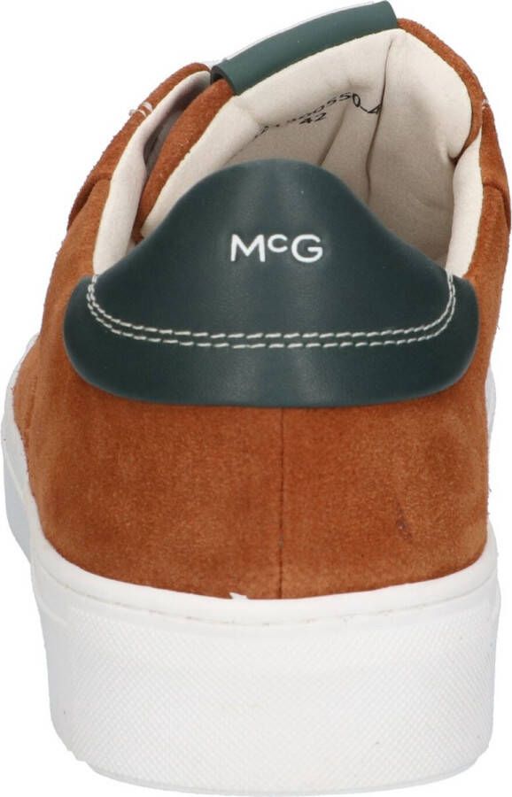 McGregor Heren Sneakers Cognac Lage Sneakers Leer Veters