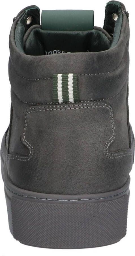 McGregor Heren Sneakers Grijs Hoge Sneakers Leer Veters