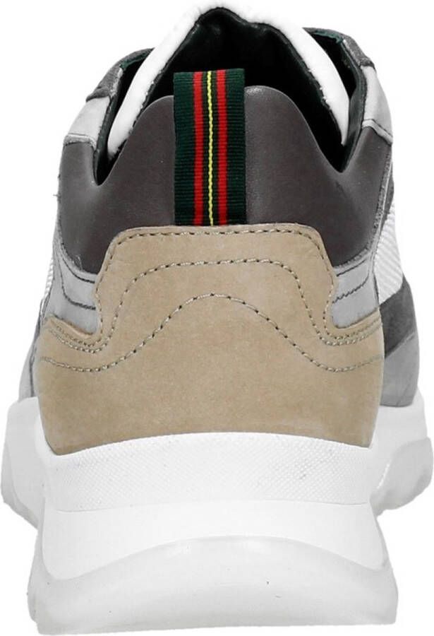 McGregor Heren Sneakers Grijs Lage Sneakers Leer Veters