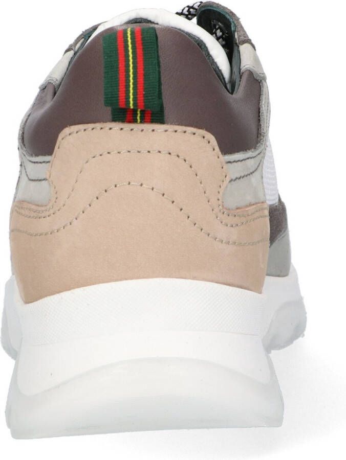 McGregor Heren Sneakers Grijs Lage Sneakers Leer Veters