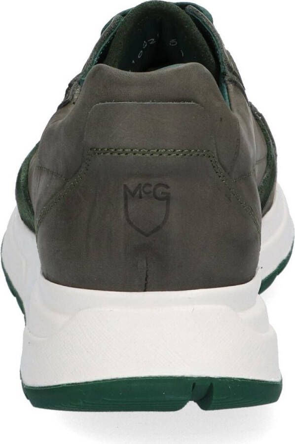 McGregor Heren Sneakers Groen Lage Sneakers Nubuck Veters