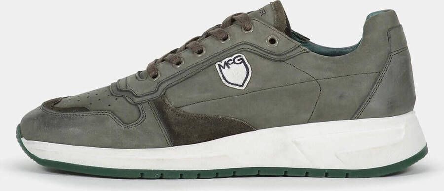 McGregor Heren Sneakers Groen Lage Sneakers Nubuck Veters