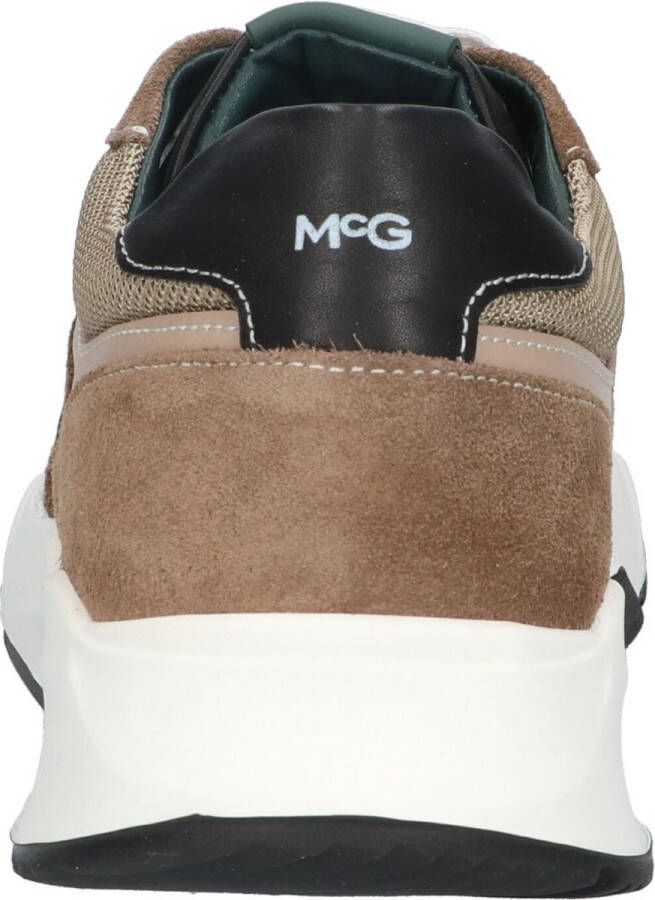 McGregor Heren Sneakers Taupe Lage Sneakers Leer Veters