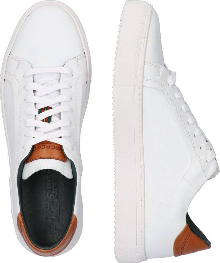 McGregor Heren Sneakers Wit Lage Sneakers Leer Veters