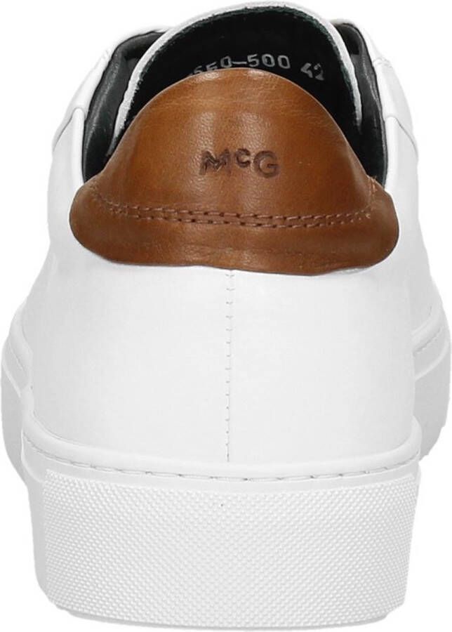 McGregor Heren Sneakers Wit Lage Sneakers Leer Veters