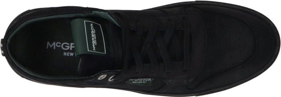McGregor Heren Sneakers Zwart Hoge Sneakers Leer Veters
