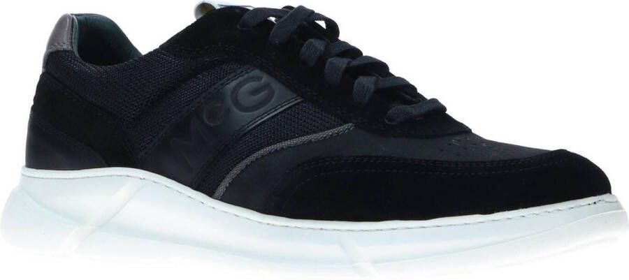 McGregor Heren Sneakers Zwart Lage Sneakers Leer Veters