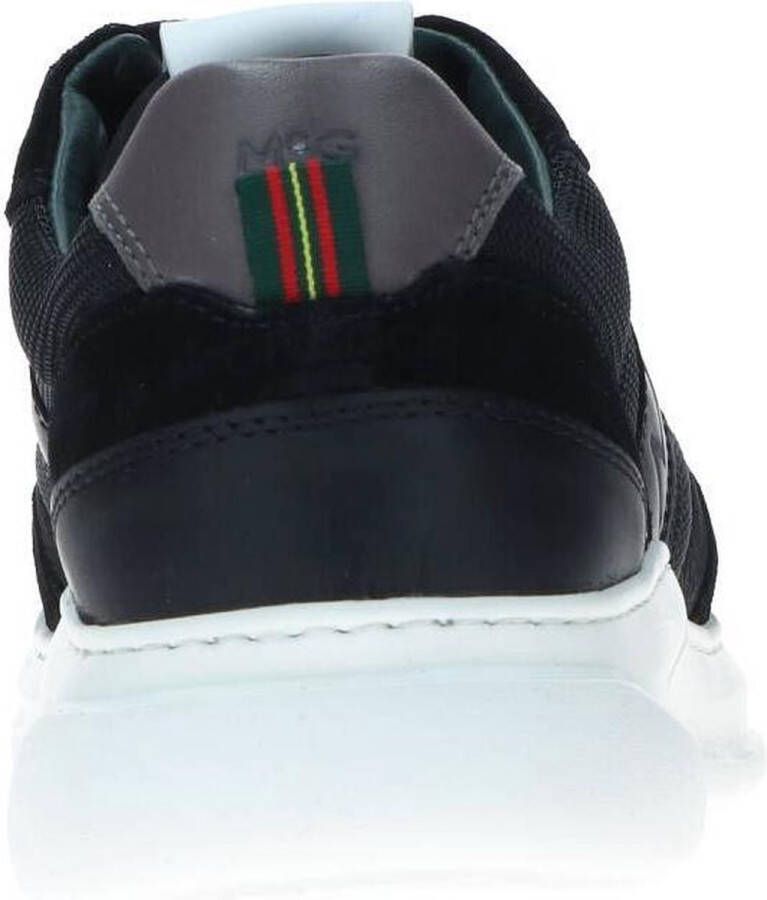 McGregor Heren Sneakers Zwart Lage Sneakers Leer Veters