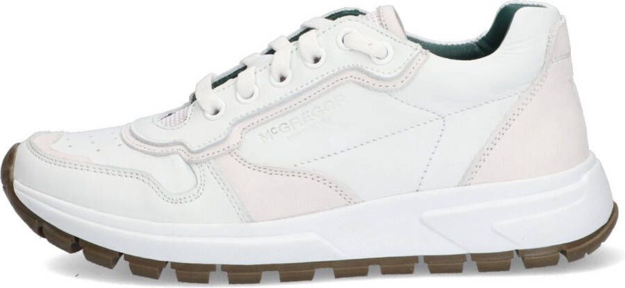 McGregor Jongens Sneakers Wit Lage Sneakers Nubuck Veters - Foto 5