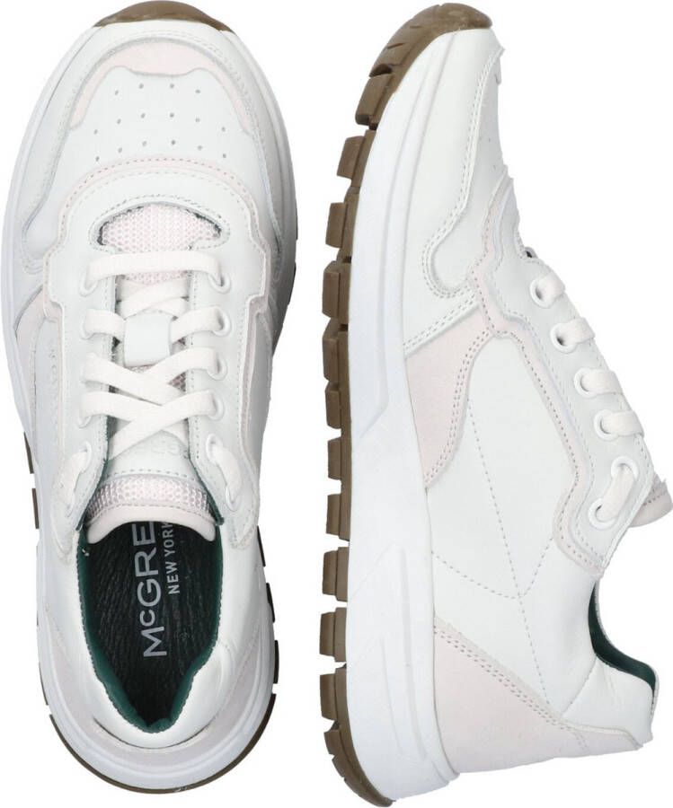 McGregor Jongens Sneakers Wit Lage Sneakers Nubuck Veters - Foto 6