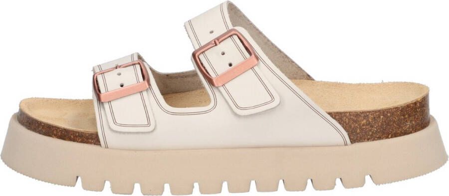 McGregor Vrouwen Damesslippers Beige Slippers Imitatieleer Gesp(en)