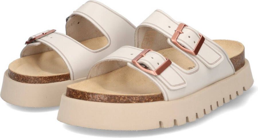 McGregor Vrouwen Damesslippers Beige Slippers Imitatieleer Gesp(en)