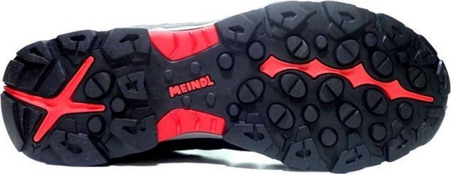 meindl Lite Trail GTX Heren waterdichte lage wandelschoenen Anthrazit Rot