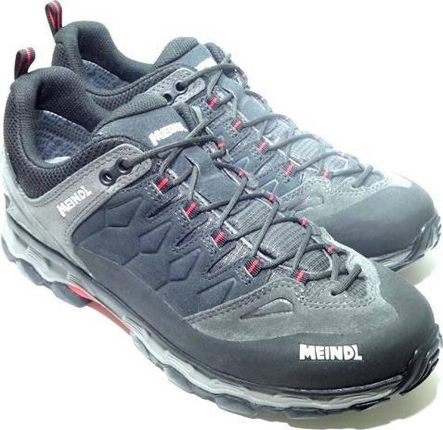 meindl LITE TRAIL GTX M (031) 9 Heren waterdichte lage wandelschoenen Anthrazit Rot
