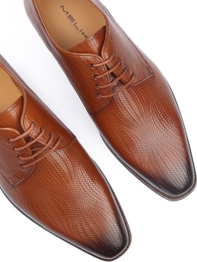 Melik Schoen Derby Monoti Cognac Heren Nette schoenen - Foto 3