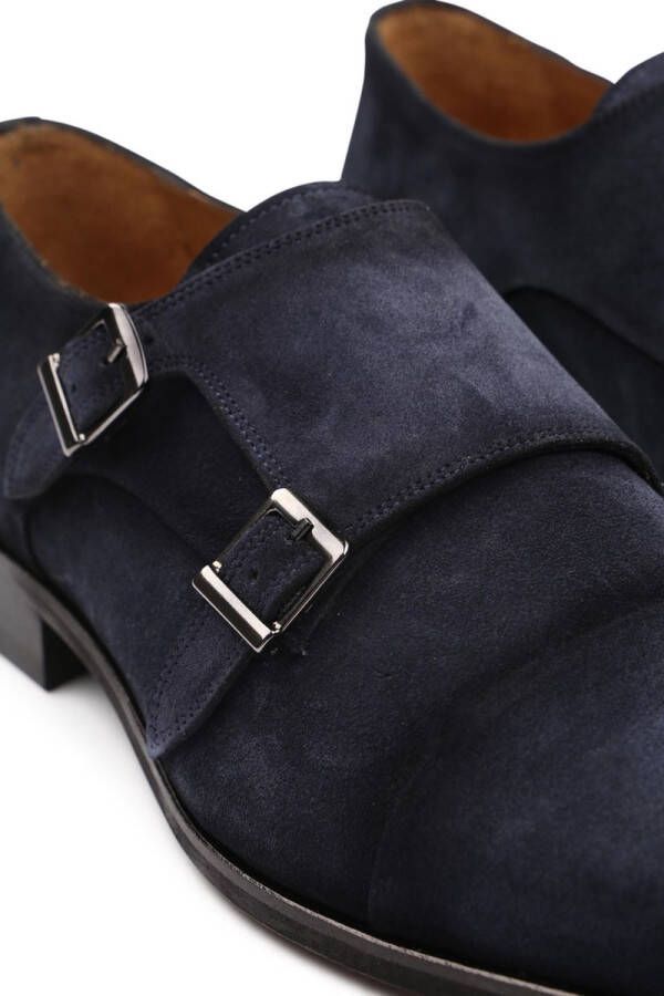 Melik Schoen Derby Sugero Suede Navy Suede Heren