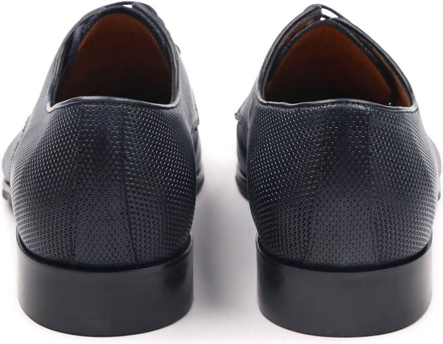 Melik Schoen Derby Wannio Navy Heren Nette schoenen