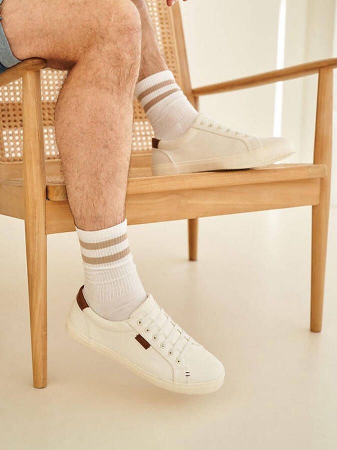 Memphis One Witte canvas sneaker