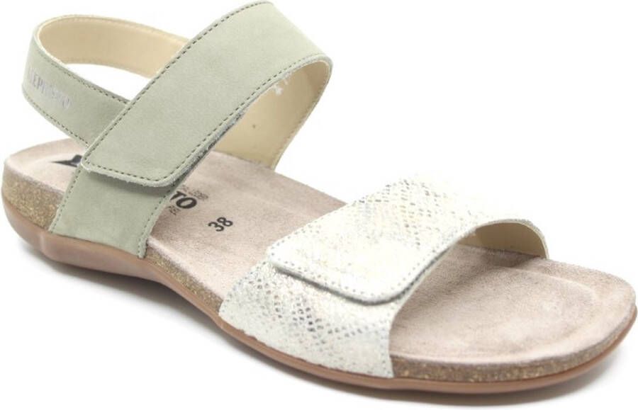 Mephisto AGAVE BUCKSOFT Volwassenen Platte sandalen Groen