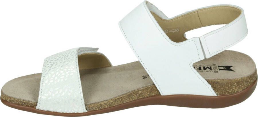 Mephisto AGAVE SILK Volwassenen Platte sandalen Wit beige