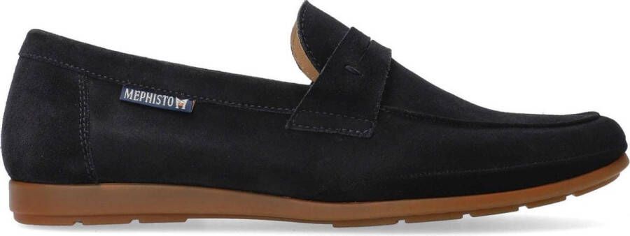 Mephisto Donkerblauwe Suède Heren Mocassin Blue Heren - Foto 3