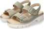 Mephisto Amira Dames Geperforeerde Sandalen Green Dames - Thumbnail 3