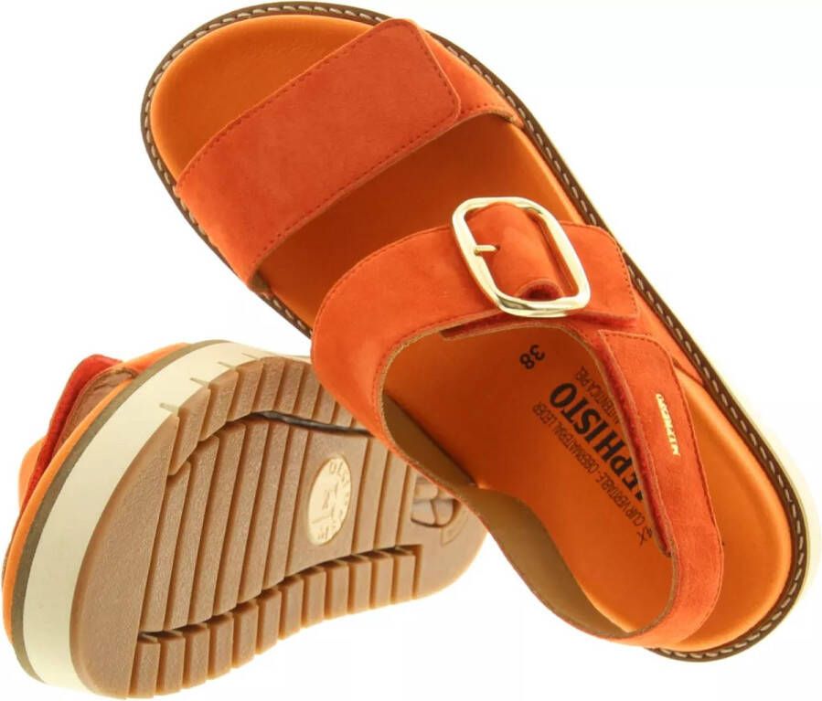 Mephisto BELONA VELCALF PREMIUM Volwassenen Sandalen met hak Oranje