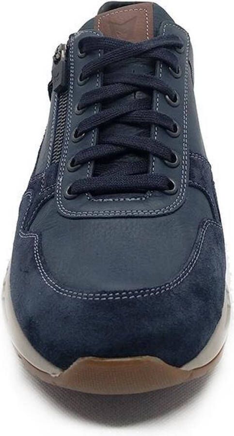Mephisto Blauwe Bradley Heren Veterschoenen Blauw