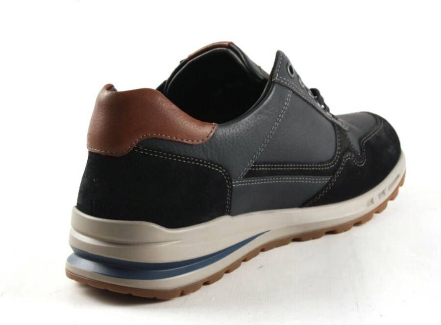 Mephisto Blauwe Bradley Heren Veterschoenen Blauw