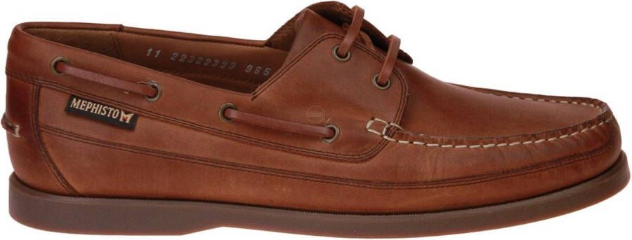 Mephisto Bootschoen Boating Tabacco Bruin