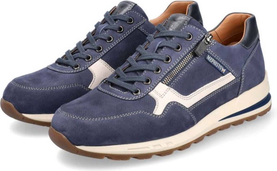Mephisto Bradley heren sneaker blauw