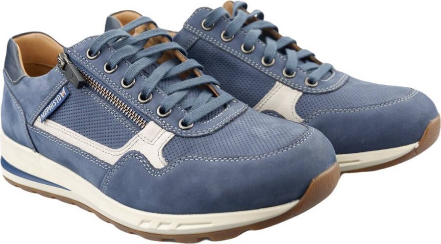 Mephisto Bradley heren sneaker blauw