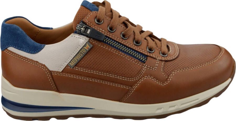 Mephisto Handgemaakte Bradley Sneaker met Soft-Air Middenzool Brown Heren - Foto 11
