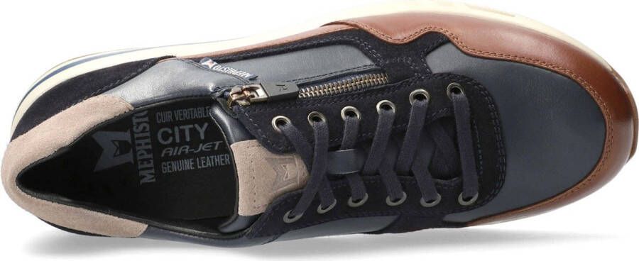 Mephisto Handgemaakte Bradley Sneaker met Soft-Air Middenzool Brown Heren - Foto 4