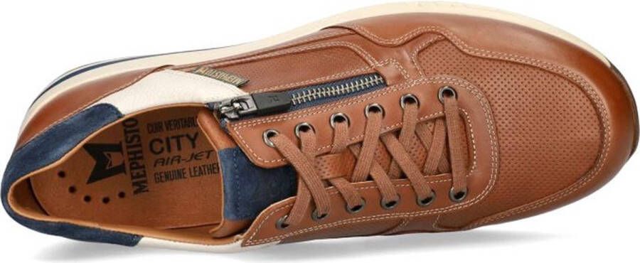 Mephisto Handgemaakte Bradley Sneaker met Soft-Air Middenzool Brown Heren - Foto 5